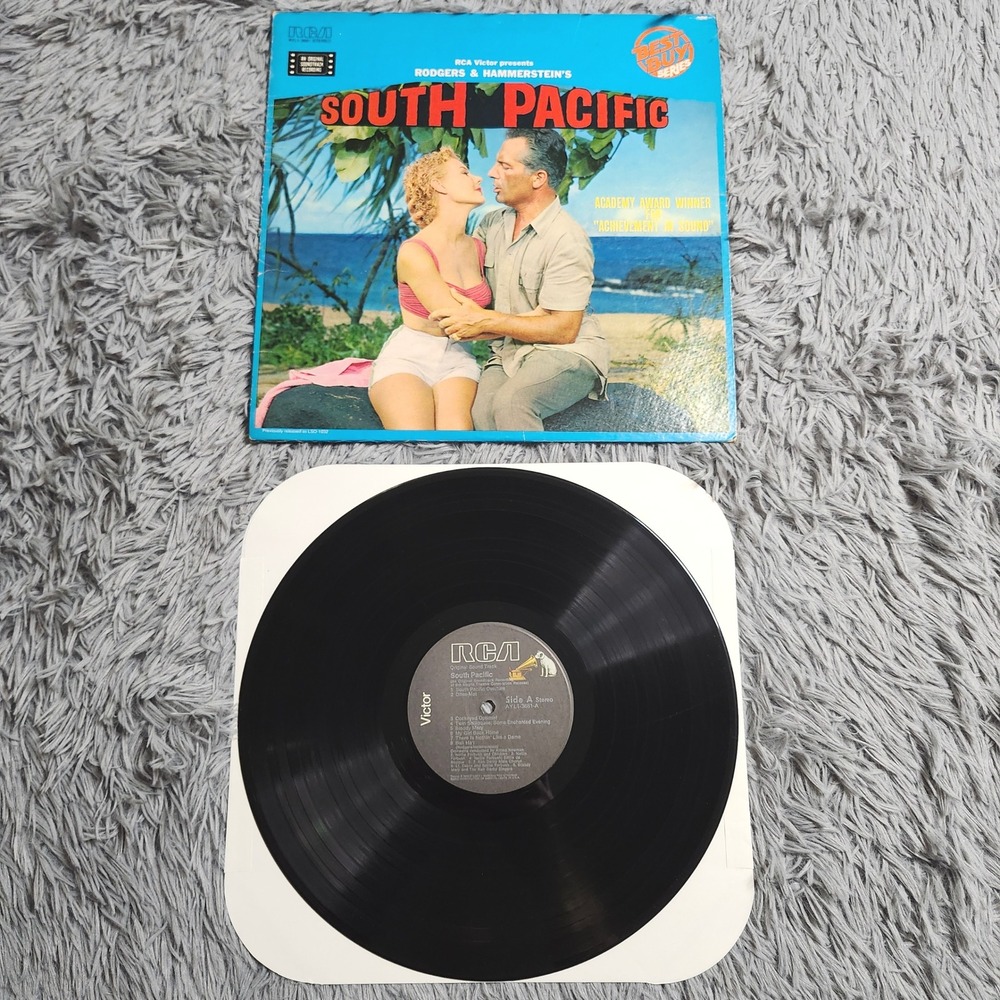 South Pacific Rodgers Hammerstein RCA‎ Victor Original Soundtrack Record Vinyl